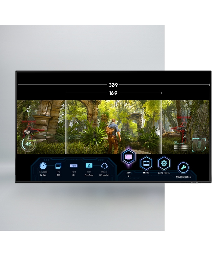 Ultra Szeroki Widok w Grach i Panel Gracza zapewni Telewizor QN90A Neo QLED 4K Smart TV - idealny telewizor do gier!