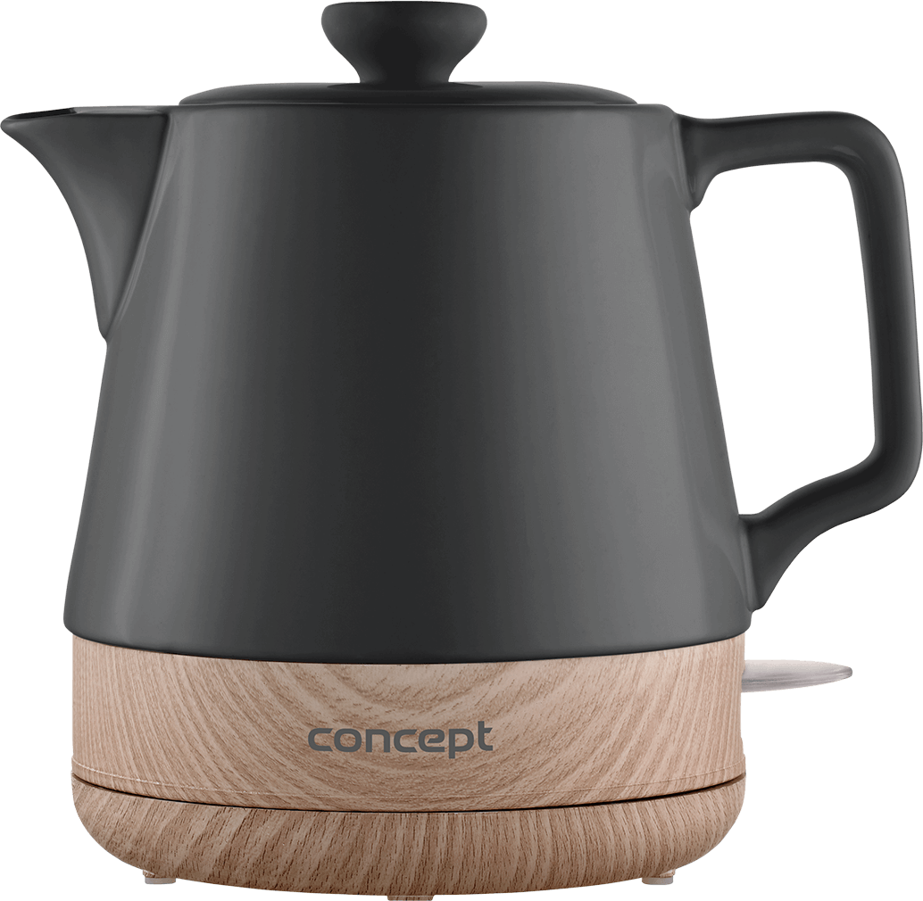 CZAJNIK ELEKTRYCZNY CONCEPT CERAMICZNY 1,0 L, ANTRACYT RK0062