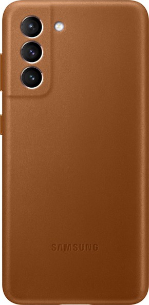 Etui SAMSUNG Leather Cover do Galaxy S21+ brązowe