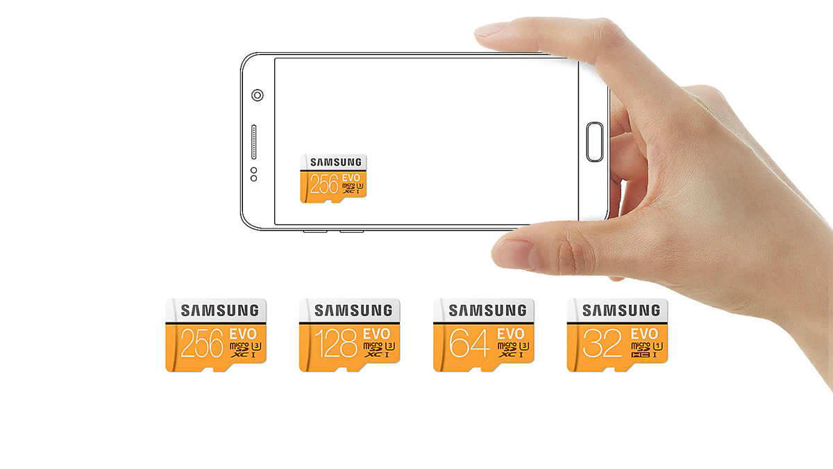 Samsung microSD z adapterem